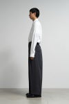Graphpaper(グラフペーパー) Scale Off Wool Wide Slacks スケールオフウールワイドスラックス GM263-40184B