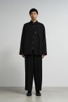 Graphpaper(グラフペーパー) Scale Off Wool Wide Slacks スケールオフウールワイドスラックス GM263-40184B