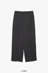 Graphpaper(グラフペーパー) Scale Off Wool Wide Slacks スケールオフウールワイドスラックス GM263-40184B