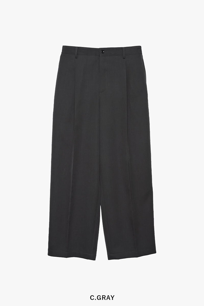 Graphpaper(グラフペーパー) Scale Off Wool Wide Slacks スケールオフウールワイドスラックス GM263-40184B