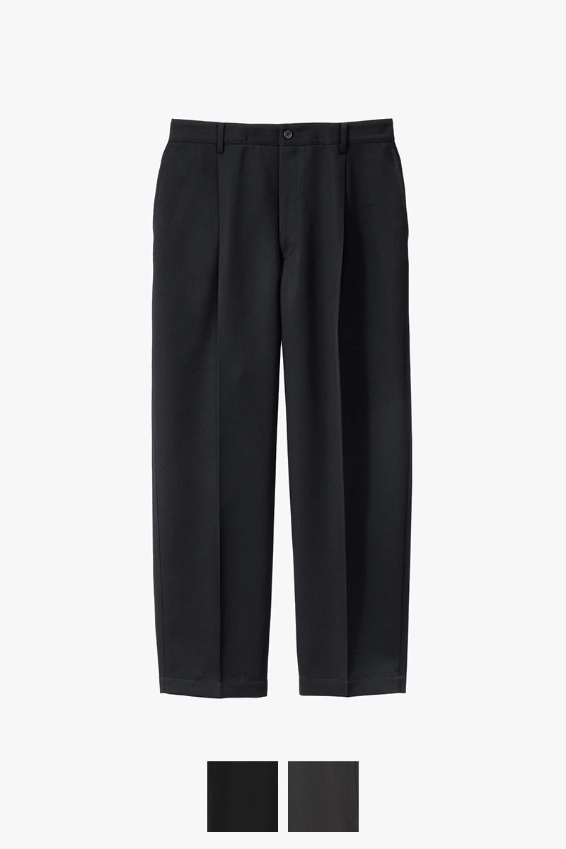 Graphpaper(グラフペーパー) Scale Off Wool Wide Tapered Slacks スケールオフウールワイドテーパードスラックス GM263-40192B
