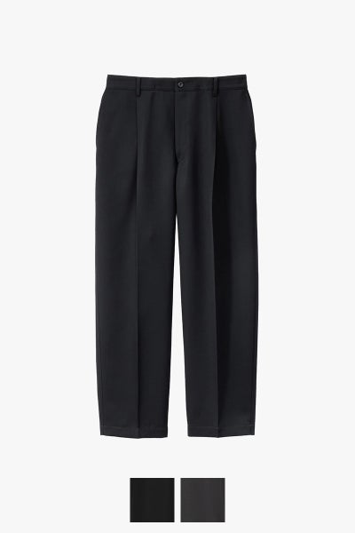 Graphpaper(グラフペーパー) Scale Off Wool Wide Tapered Slacks スケールオフウールワイドテーパードスラックス GM263-40192B