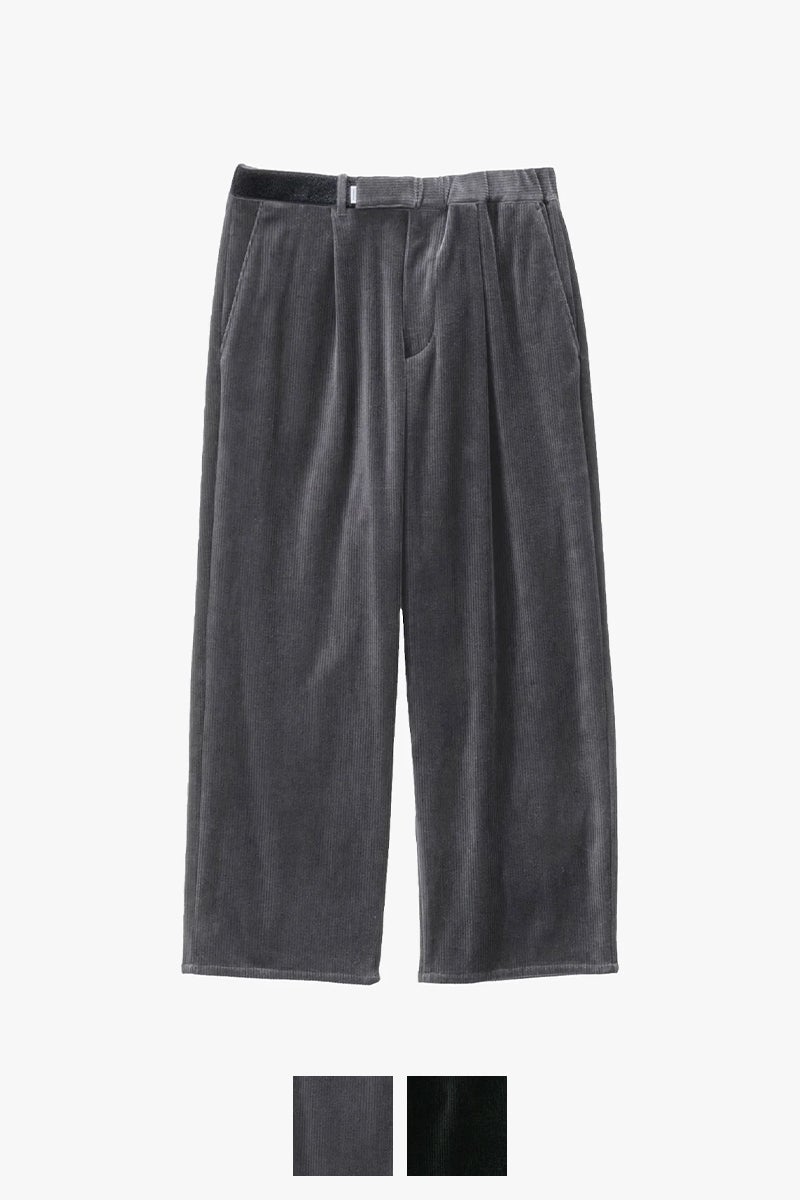 Graphpaper(グラフペーパー) Scale Off Wool Wide Tapered Slacks スケールオフウールワイドテーパードスラックス GM263-40192B