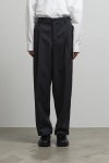 Graphpaper(グラフペーパー) Scale Off Wool Wide Tapered Slacks スケールオフウールワイドテーパードスラックス GM263-40192B