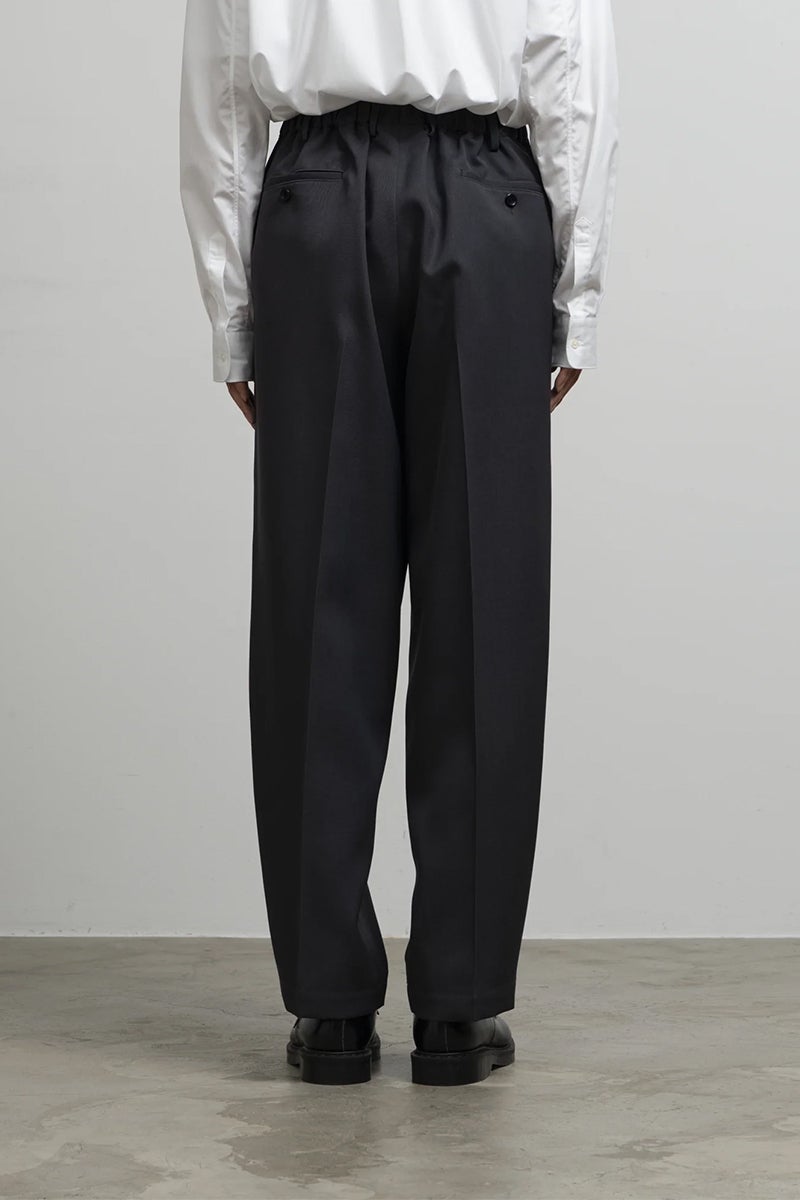Graphpaper(グラフペーパー) Scale Off Wool Wide Tapered Slacks スケールオフウールワイドテーパードスラックス GM263-40192B