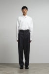 Graphpaper(グラフペーパー) Scale Off Wool Wide Tapered Slacks スケールオフウールワイドテーパードスラックス GM263-40192B