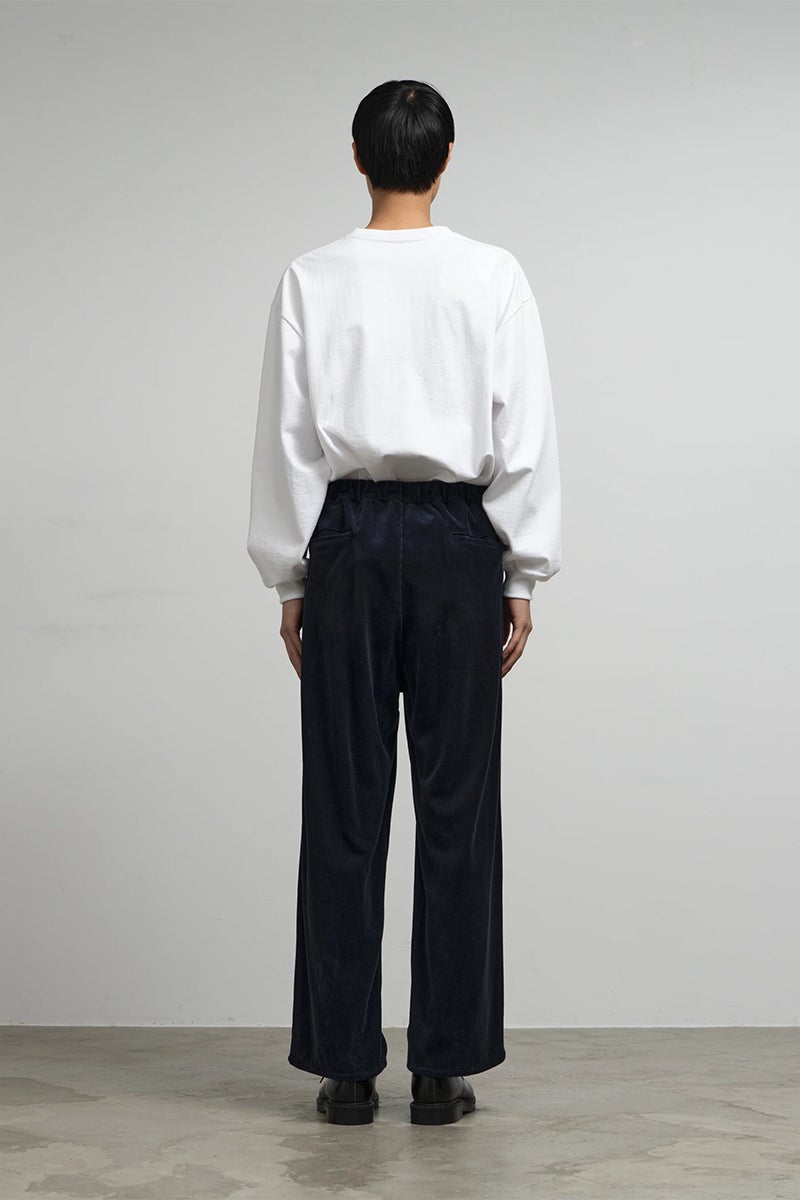 Graphpaper(グラフペーパー) Scale Off Wool Wide Tapered Slacks スケールオフウールワイドテーパードスラックス GM263-40192B