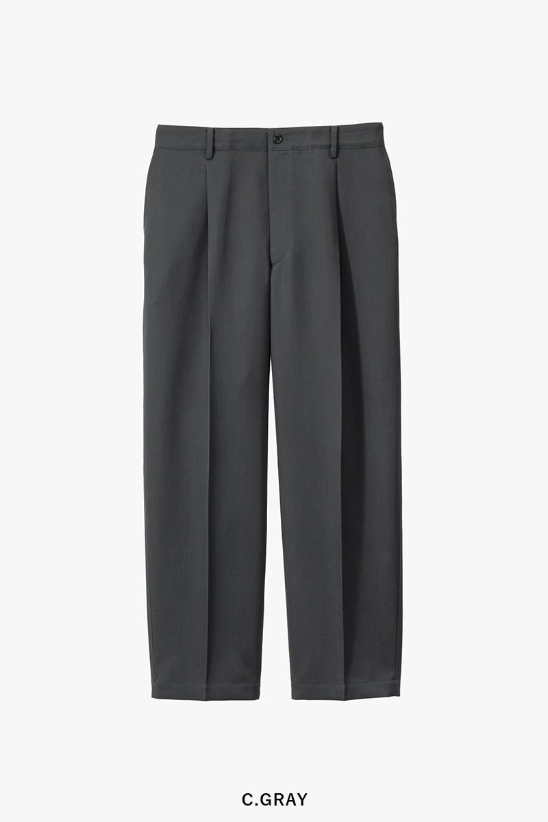 Graphpaper(グラフペーパー) Scale Off Wool Wide Tapered Slacks スケールオフウールワイドテーパードスラックス GM263-40192B