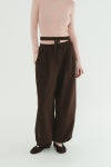 CLANE(クラネ) SLASH WAIST SWEAT PANTS スラッシュウエストスウェットパンツ 11110-7073