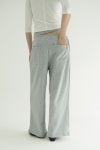 CLANE(クラネ) SLASH WAIST SWEAT PANTS スラッシュウエストスウェットパンツ 11110-7073