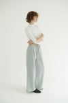 CLANE(クラネ) SLASH WAIST SWEAT PANTS スラッシュウエストスウェットパンツ 11110-7073