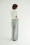 CLANE(クラネ) SLASH WAIST SWEAT PANTS スラッシュウエストスウェットパンツ 11110-7073