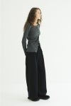 CLANE(クラネ) SLASH WAIST SWEAT PANTS スラッシュウエストスウェットパンツ 11110-7073