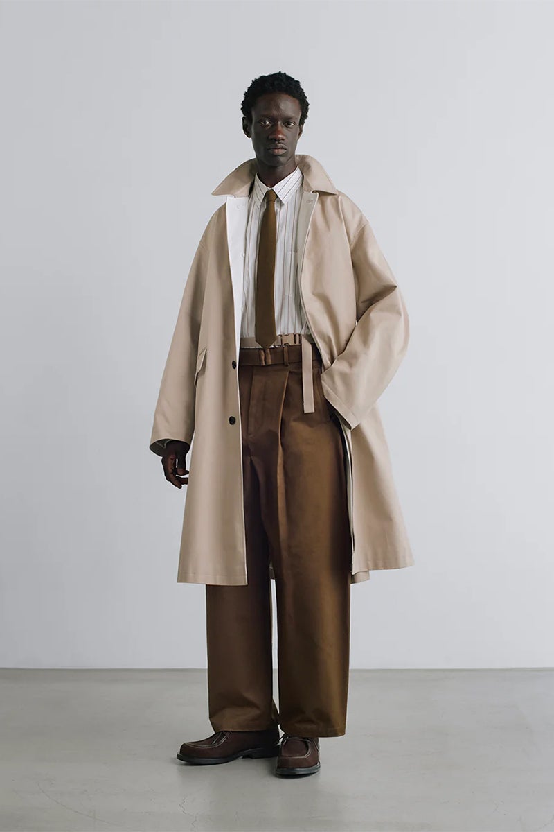 Graphpaper(グラフペーパー) Dry Westpoint Barrel-Fit Belted Pants ドライウエストポイントバレルフィットベルトパンツ GM263-40381