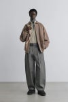 Graphpaper(グラフペーパー) Dry Westpoint Barrel-Fit Belted Pants ドライウエストポイントバレルフィットベルトパンツ GM263-40381