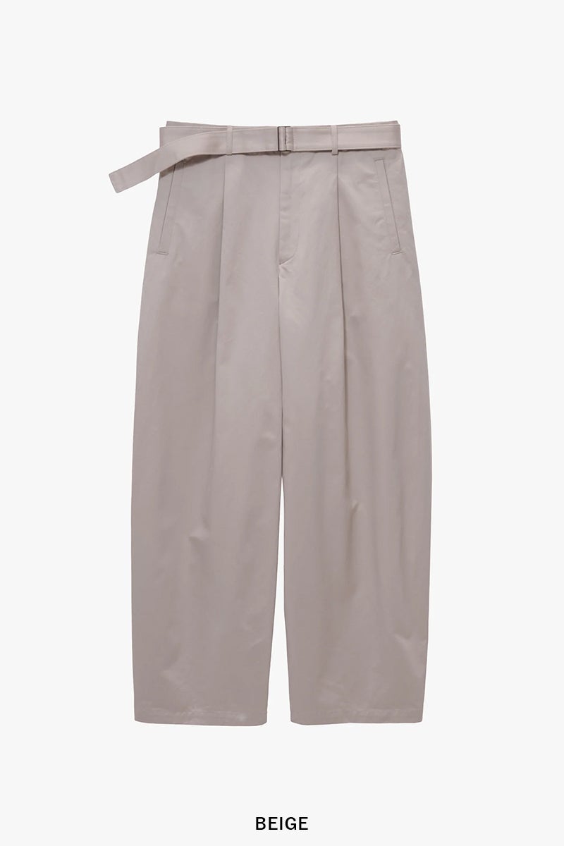 Graphpaper(グラフペーパー) Dry Westpoint Barrel-Fit Belted Pants ドライウエストポイントバレルフィットベルトパンツ GM263-40381