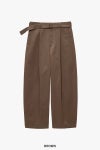 Graphpaper(グラフペーパー) Dry Westpoint Barrel-Fit Belted Pants ドライウエストポイントバレルフィットベルトパンツ GM263-40381