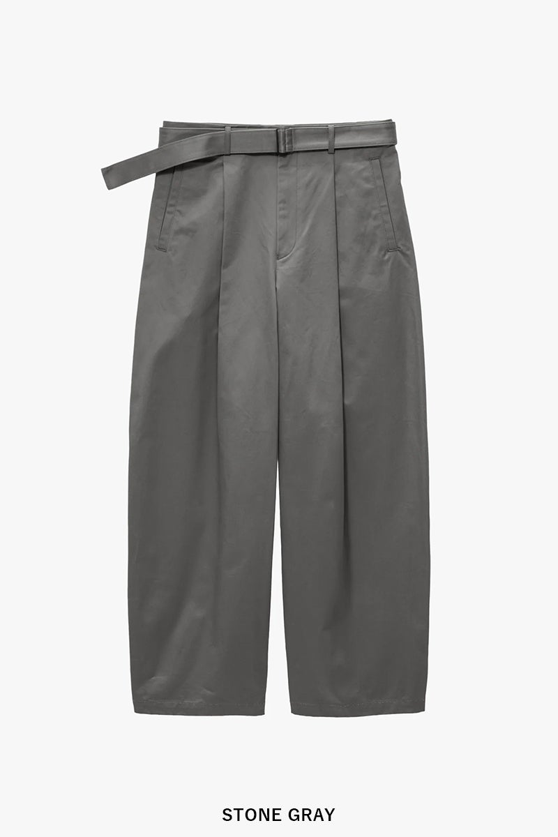Graphpaper(グラフペーパー) Dry Westpoint Barrel-Fit Belted Pants ドライウエストポイントバレルフィットベルトパンツ GM263-40381
