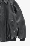 Graphpaper(グラフペーパー) Cow Leather Raglan Blouson カウレザーラグランブルゾン GU263-30320