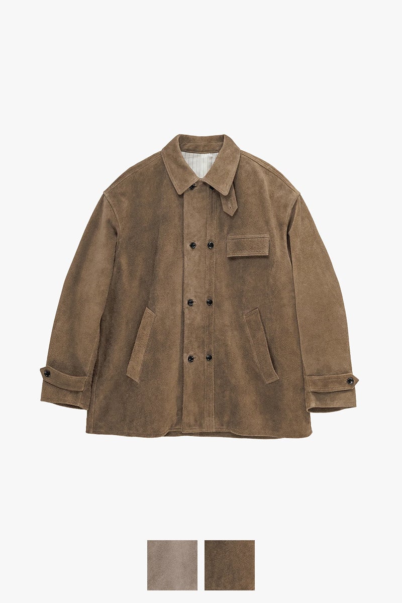 Graphpaper(グラフペーパー) Hairy Suede Corbusier Jacket ヘアリースエードコルビュジエジャケット GM263-30325