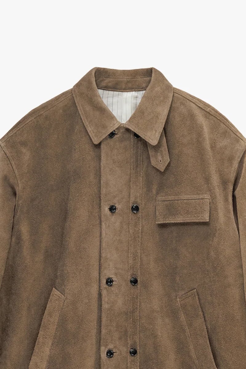 Graphpaper(グラフペーパー) Hairy Suede Corbusier Jacket ヘアリースエードコルビュジエジャケット GM263-30325