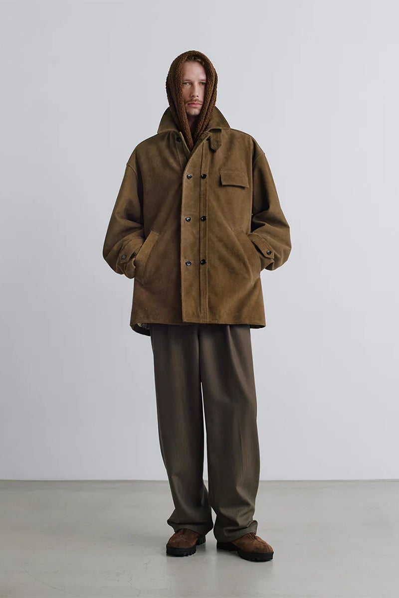 Graphpaper(グラフペーパー) Hairy Suede Corbusier Jacket ヘアリースエードコルビュジエジャケット GM263-30325