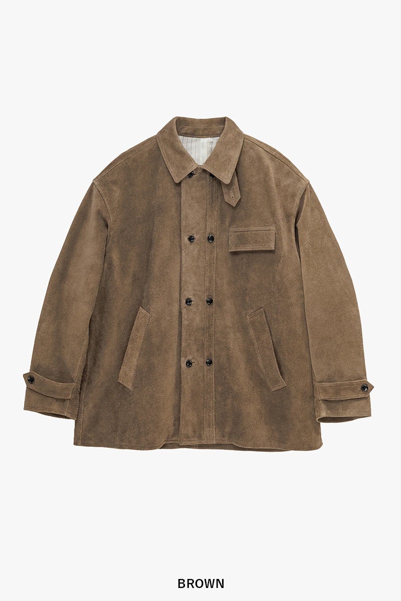 Graphpaper(グラフペーパー) Hairy Suede Corbusier Jacket ヘアリースエードコルビュジエジャケット GM263-30325