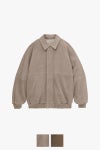 Graphpaper(グラフペーパー) Hairy Suede Raglan Blouson ヘアリースエードラグランブルゾン GU263-30324