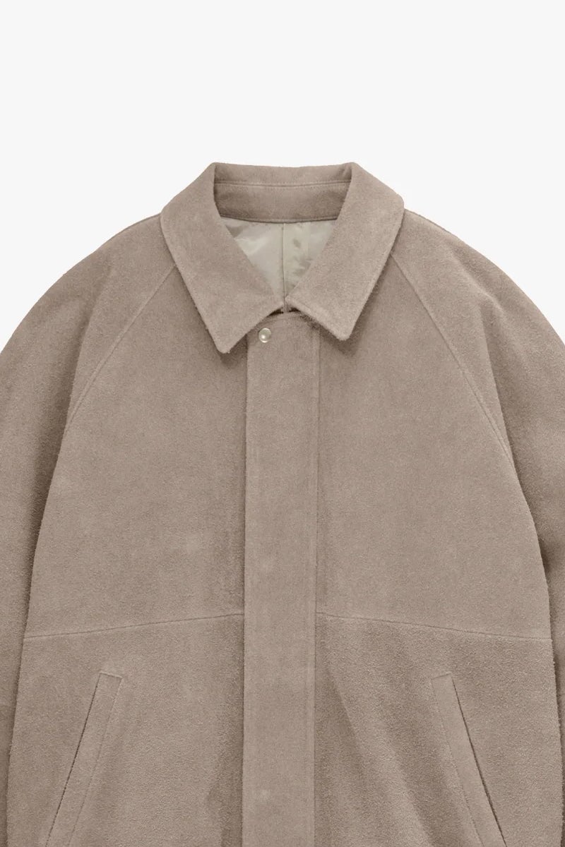 Graphpaper(グラフペーパー) Hairy Suede Raglan Blouson ヘアリースエードラグランブルゾン GU263-30324