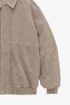 Graphpaper(グラフペーパー) Hairy Suede Raglan Blouson ヘアリースエードラグランブルゾン GU263-30324