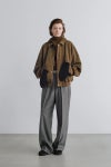 Graphpaper(グラフペーパー) Hairy Suede Raglan Blouson ヘアリースエードラグランブルゾン GU263-30324