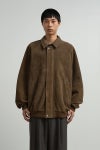Graphpaper(グラフペーパー) Hairy Suede Raglan Blouson ヘアリースエードラグランブルゾン GU263-30324
