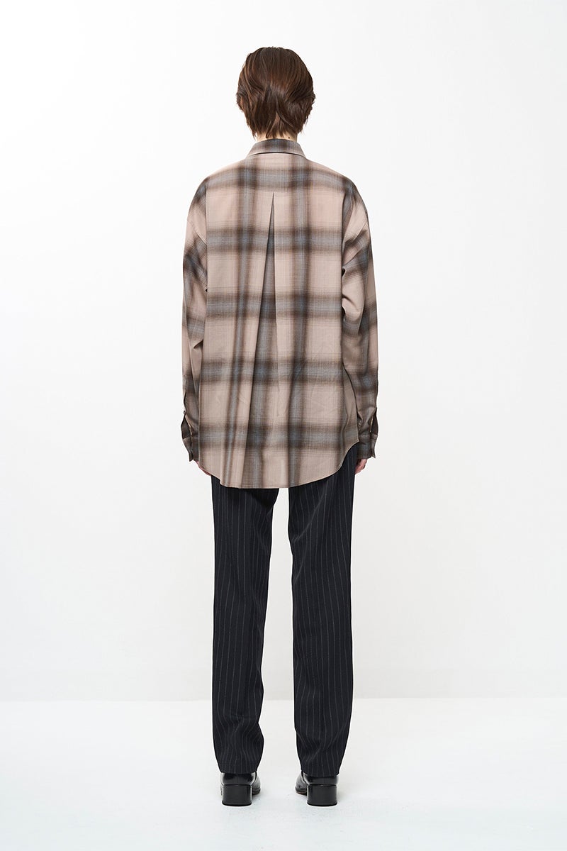 JUHA(ユハ) LIGHTWEIGHT OMBRE CHECK SHIRT ライトウェイトオンブレチェックシャツ 10240702-4