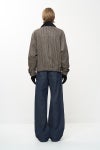 JUHA(ユハ) CHECK RAGLAN BOMBER JACKET チェックラグランボンバージャケット 10240202-2