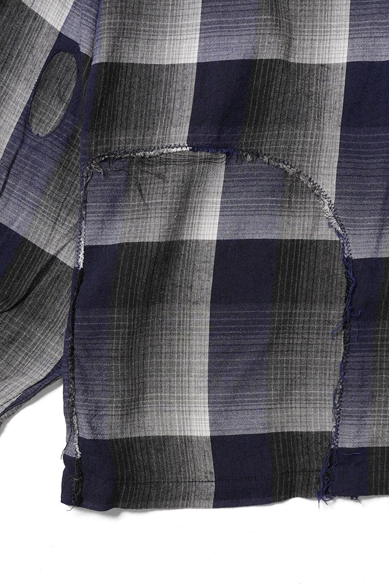 BOWWOW(バウワウ) CHECK RAYON SHIRT チェックレーヨンシャツ BWU-CRS