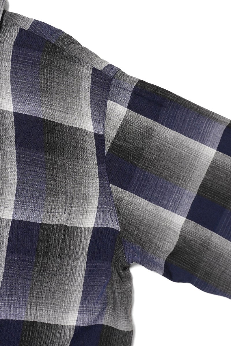 BOWWOW(バウワウ) CHECK RAYON SHIRT チェックレーヨンシャツ BWU-CRS