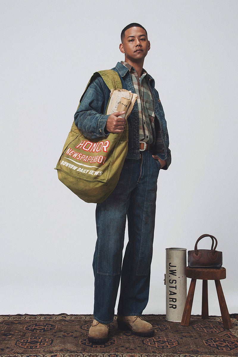 BOWWOW(バウワウ) WIDE STRAP NEWSPAPER BAG ワイドストラップニュースペーパーバッグ BWU-WSNB