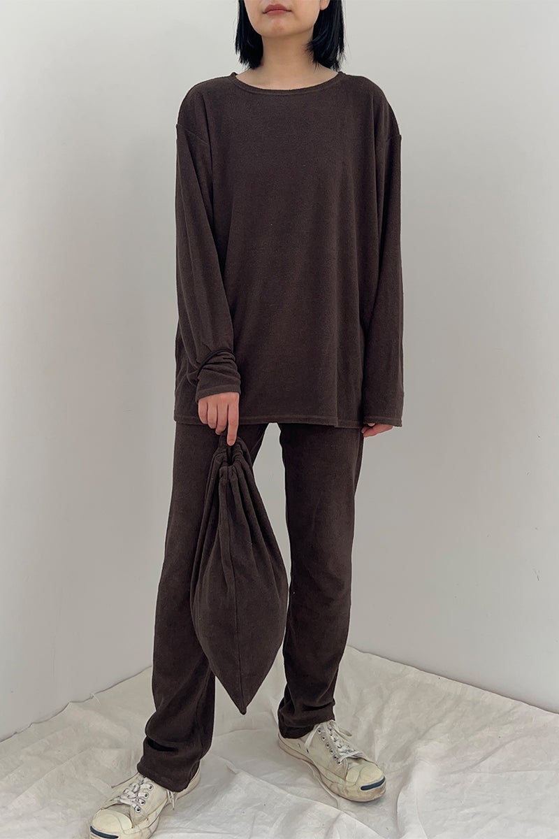 kengo(ケンゴ) cotton linen pile leggings コットンリネンパイルレギンス K26SS-PA4