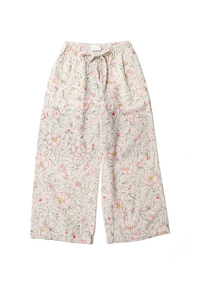 kengo(ケンゴ) "sazanka no kioku" loose pants 山茶花の記憶 ルーズパンツ K26FW-PA1