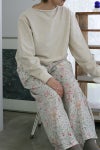 kengo(ケンゴ) "sazanka no kioku" loose pants 山茶花の記憶 ルーズパンツ K26FW-PA1