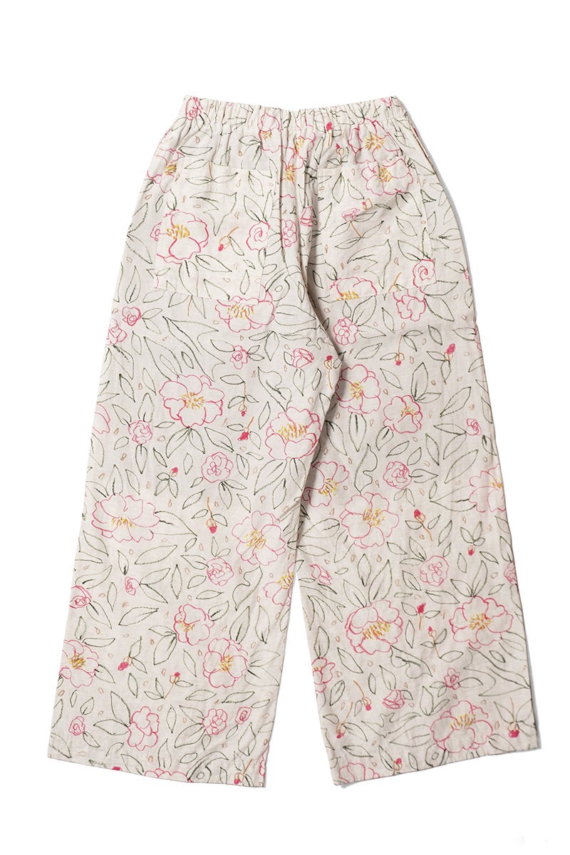 kengo(ケンゴ) "sazanka no kioku" loose pants 山茶花の記憶 ルーズパンツ K26FW-PA1