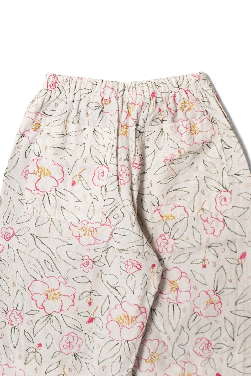 kengo(ケンゴ) "sazanka no kioku" loose pants 山茶花の記憶 ルーズパンツ K26FW-PA1