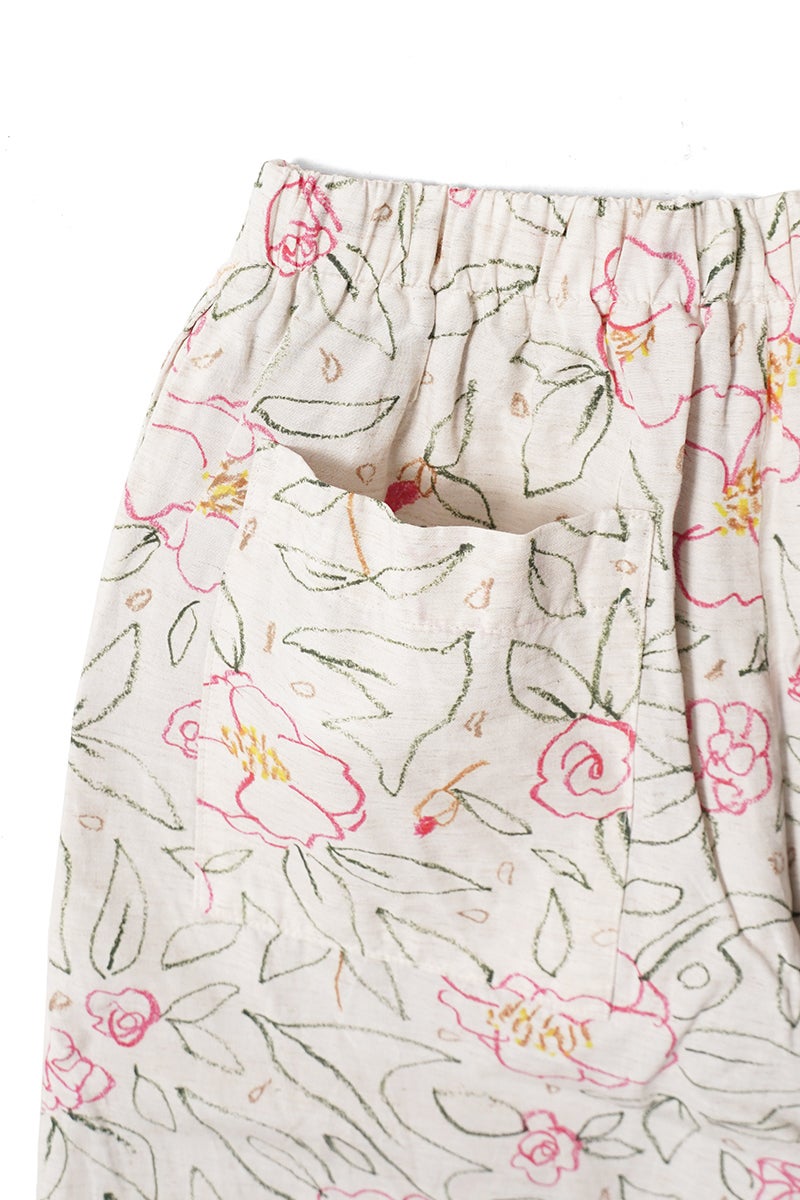 kengo(ケンゴ) "sazanka no kioku" loose pants 山茶花の記憶 ルーズパンツ K26FW-PA1