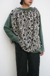kengo(ケンゴ) "anohito" jacquard drawstring top あの人 ジャガードドローストリングトップス K26FW-BL4