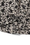 kengo(ケンゴ) "anohito" jacquard drawstring top あの人 ジャガードドローストリングトップス K26FW-BL4