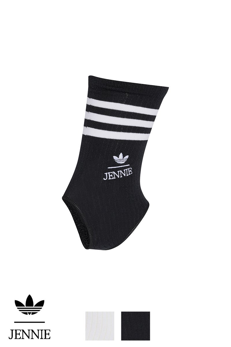 ADIDAS × JENNIE(アディダス×ジェニー) Adidas Heritage(アディダス ヘリテージ) CREW SOCKS WITH HEEL CUT-OUT 1PP クルーソックス ヒールカットアウト BW496