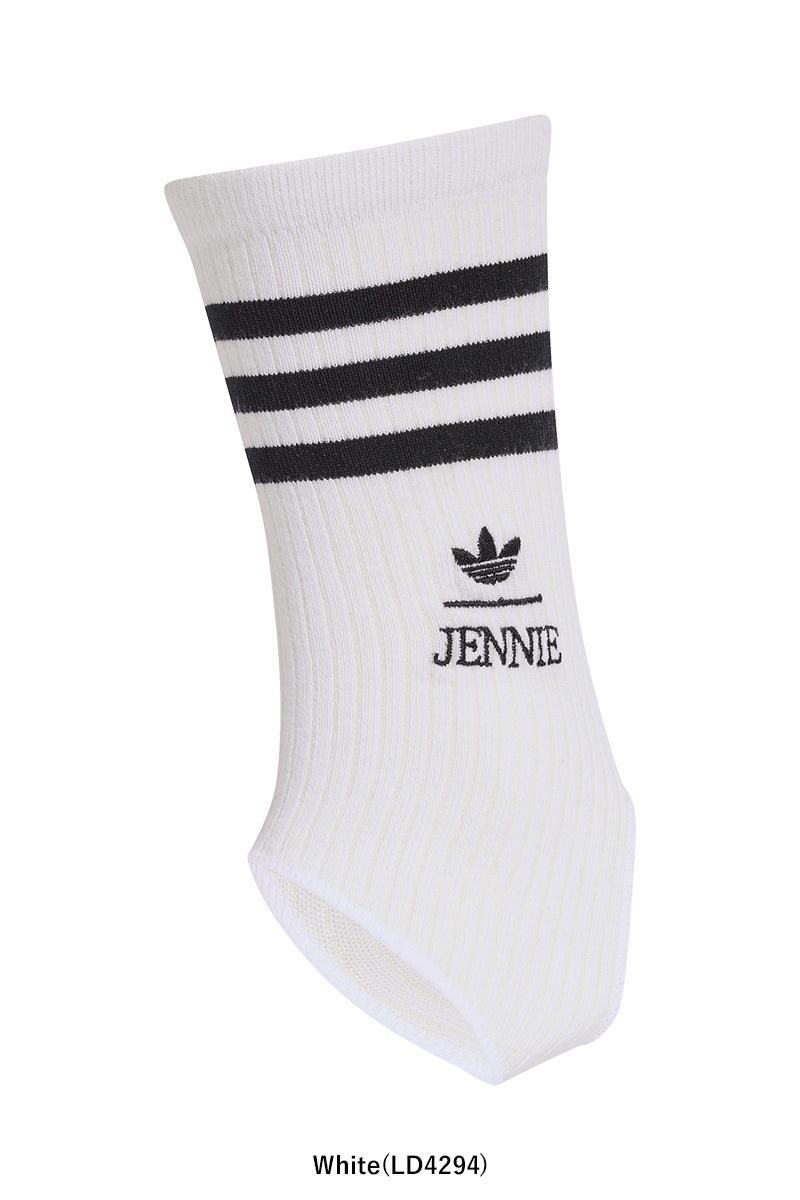ADIDAS × JENNIE(アディダス×ジェニー) Adidas Heritage(アディダス ヘリテージ) CREW SOCKS WITH HEEL CUT-OUT 1PP クルーソックス ヒールカットアウト BW496