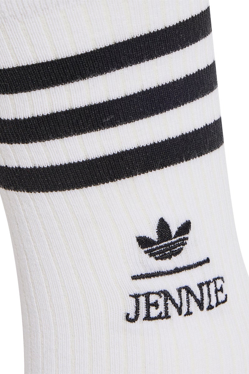 ADIDAS × JENNIE(アディダス×ジェニー) Adidas Heritage(アディダス ヘリテージ) CREW SOCKS WITH HEEL CUT-OUT 1PP クルーソックス ヒールカットアウト BW496