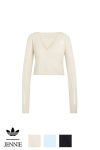 ADIDAS × JENNIE(アディダス×ジェニー) adidas Originals(アディダス オリジナルス) WRAP AROUND CARDIGAN ラップアラウンドカーディガン KNIT CARDIGAN ニットカーディガン C8721