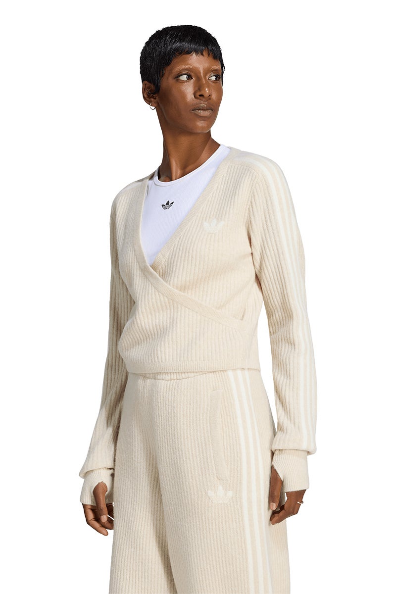 ADIDAS × JENNIE(アディダス×ジェニー) adidas Originals(アディダス オリジナルス) WRAP AROUND CARDIGAN ラップアラウンドカーディガン KNIT CARDIGAN ニットカーディガン C8721